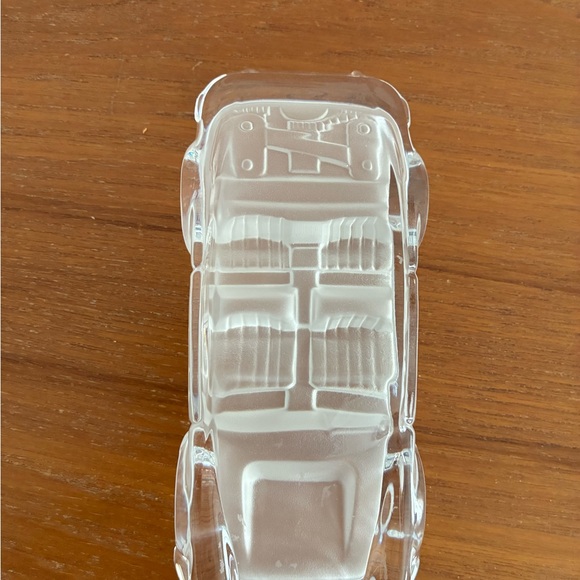 Vintage Clear Glass Car Art - Picture 2 of 8